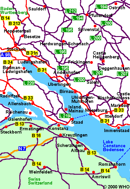 Bodensee, linker Teil,  2000 WHO